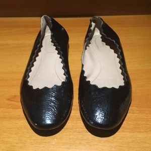 Chloé Lauren Leather Ballet Flats